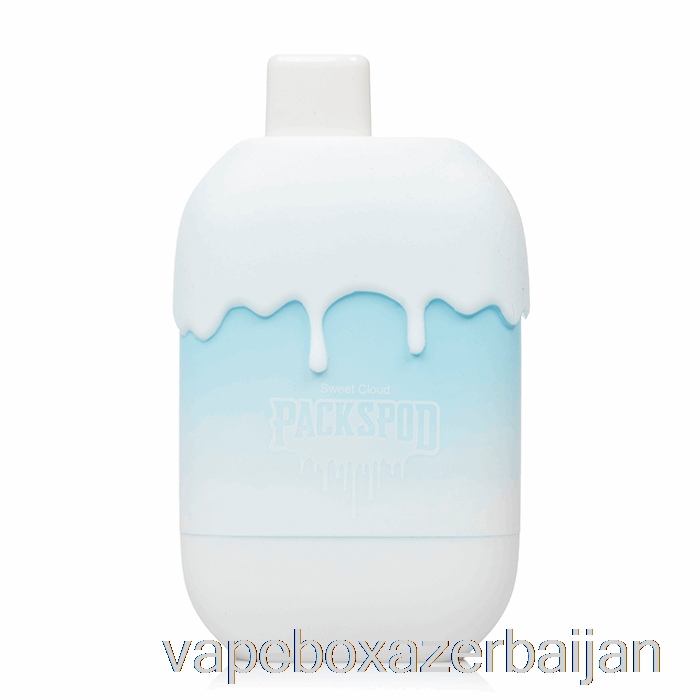 E-Juice Vape Packwood Packspod 5000 Disposable Marshmallow Fluff (Sweet Cloud)